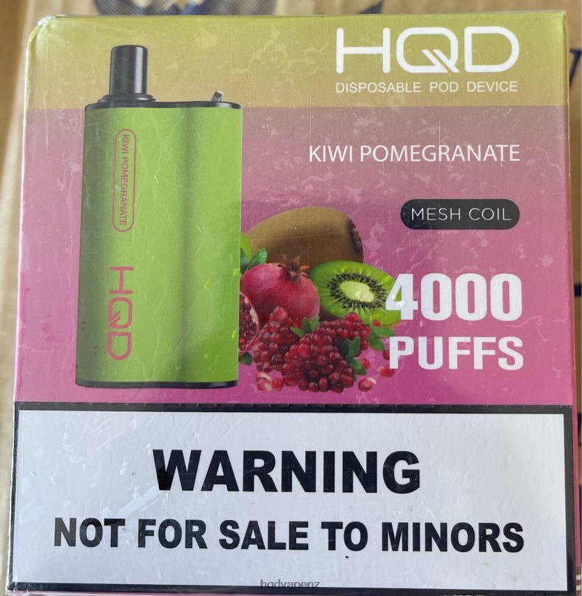 HQD Flavor List - HQD BOX 4000 PUFFS Kiwi Pomegranate 4P608H99