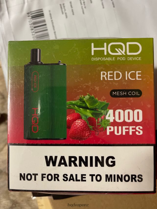 HQD Online - HQD BOX 4000 PUFFS Red Ice 4P608H106