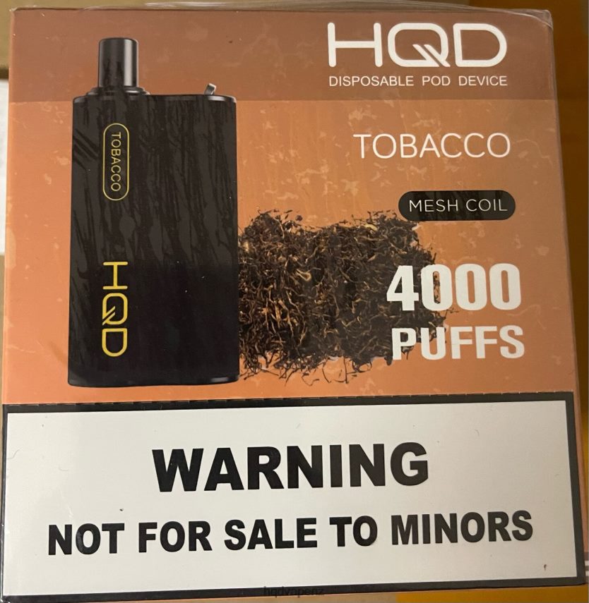 HQD Online - HQD BOX 4000 PUFFS Tobacco 4P608H96