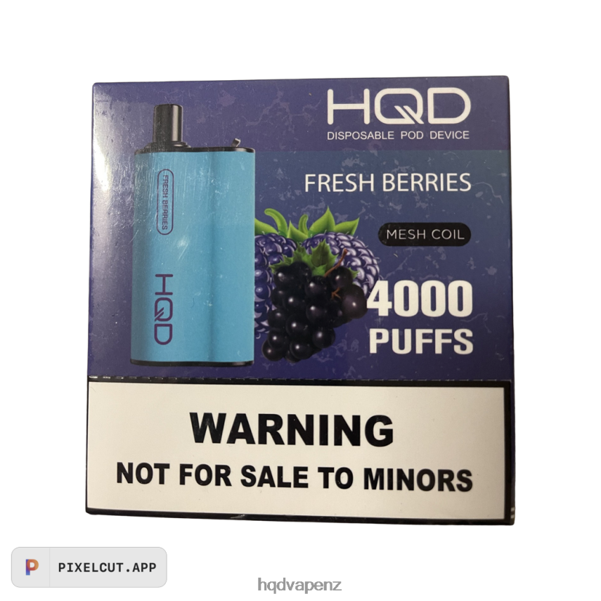 HQD Tech NZ - HQD BOX 4000 PUFFS Fresh Berries 4P608H102