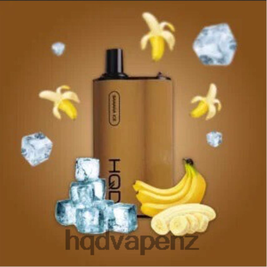HQD Vape NZ - HQD BOX 4000 PUFFS Banana Ice 4P608H81