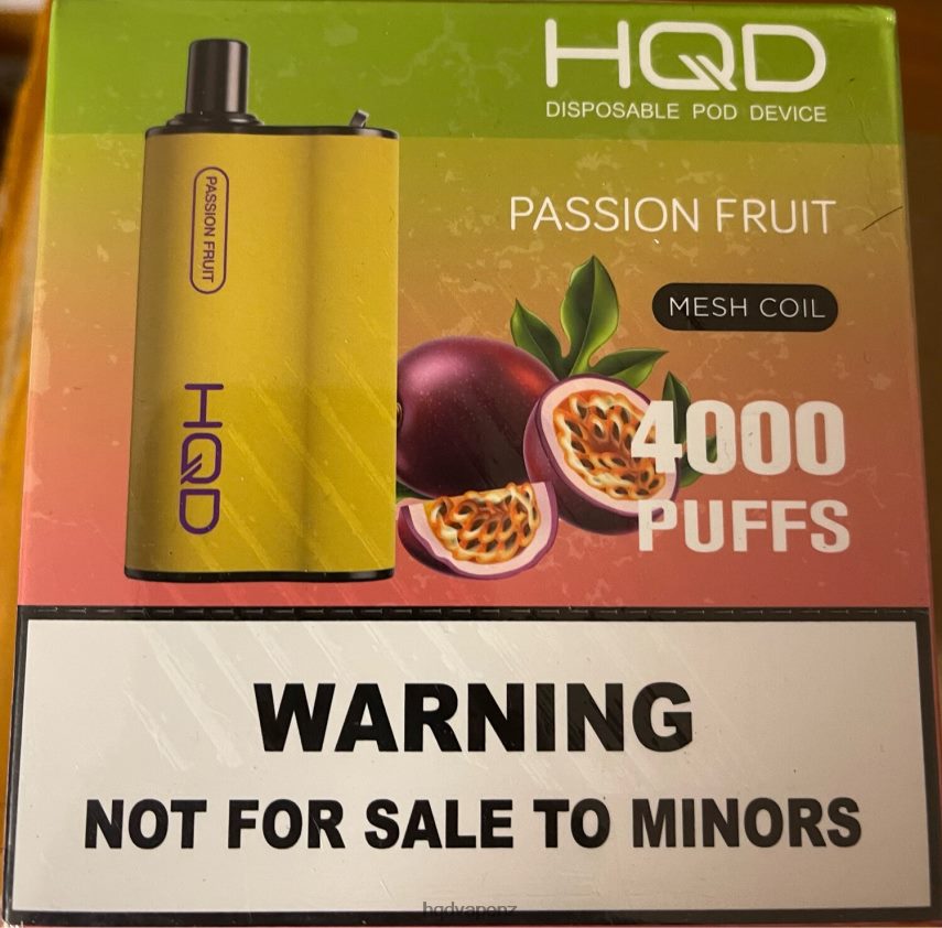 HQD Vape Wellington - HQD BOX 4000 PUFFS Passion Fruit 4P608H95