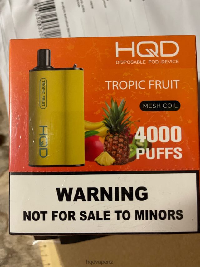 HQD Vape Wellington - HQD BOX 4000 PUFFS Tropic Fruit 4P608H105