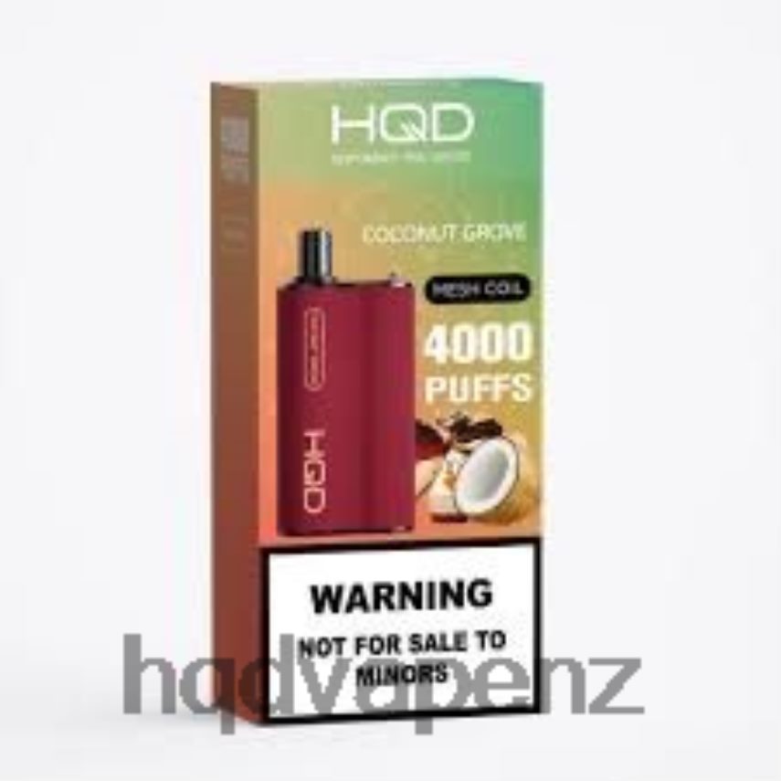 HQD Vapes NZ - HQD BOX 4000 PUFFS Coconut Grove 4P608H73
