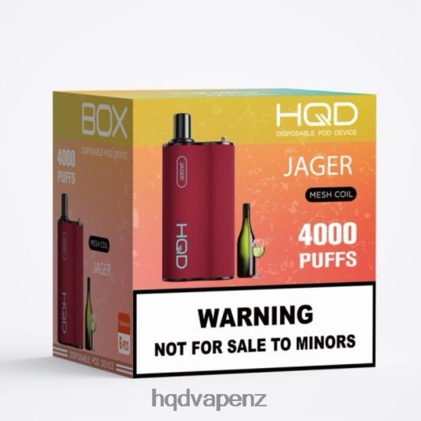 HQD Vapes NZ - HQD BOX 4000 PUFFS Jager 4P608H113