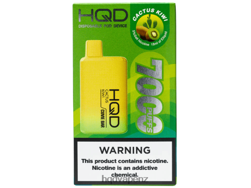 HQD Disposable Vape - HQD CUVIE BAR DISPOSABLE Cactus Kiwi 4P608H148