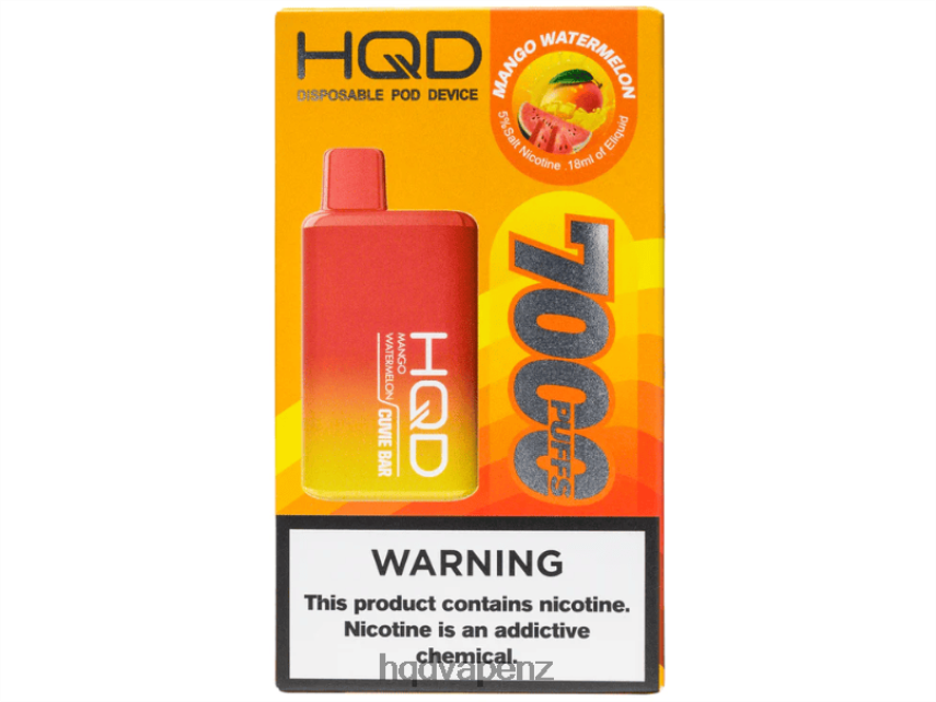 HQD Disposable Vape - HQD CUVIE BAR DISPOSABLE Mango Watermelon 4P608H218