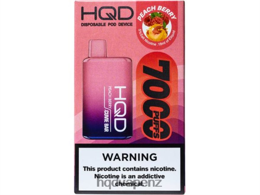 HQD Disposable Vape - HQD CUVIE BAR DISPOSABLE Peach Berry 4P608H228