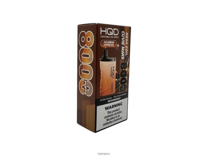 HQD Disposable Vape - HQD CUVIE MARS DISPOSABLE Colombian Coffee Ice 4P608H158