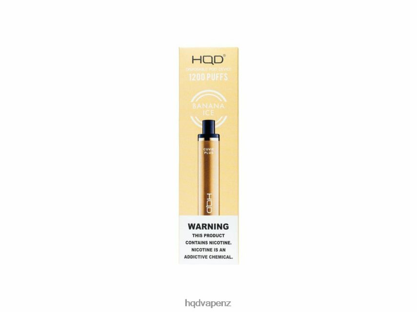HQD Disposable Vape - HQD CUVIE PLUS DISPOSABLE VAPE Banana Ice 4P608H128
