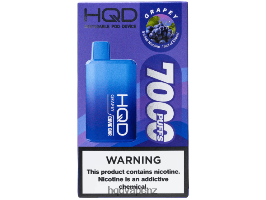 HQD Flavor List - HQD CUVIE BAR DISPOSABLE Grapey 4P608H169