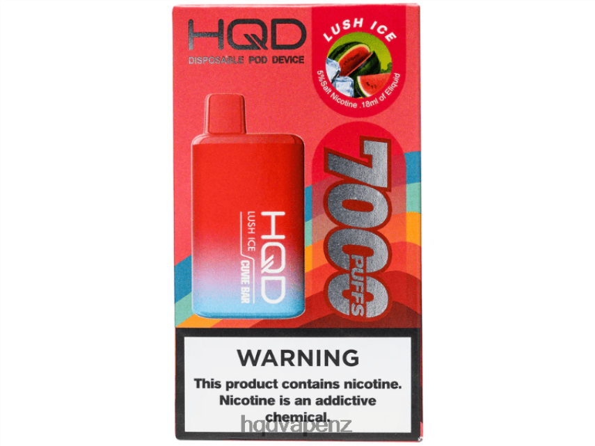 HQD Flavor List - HQD CUVIE BAR DISPOSABLE Lush Ice 4P608H209