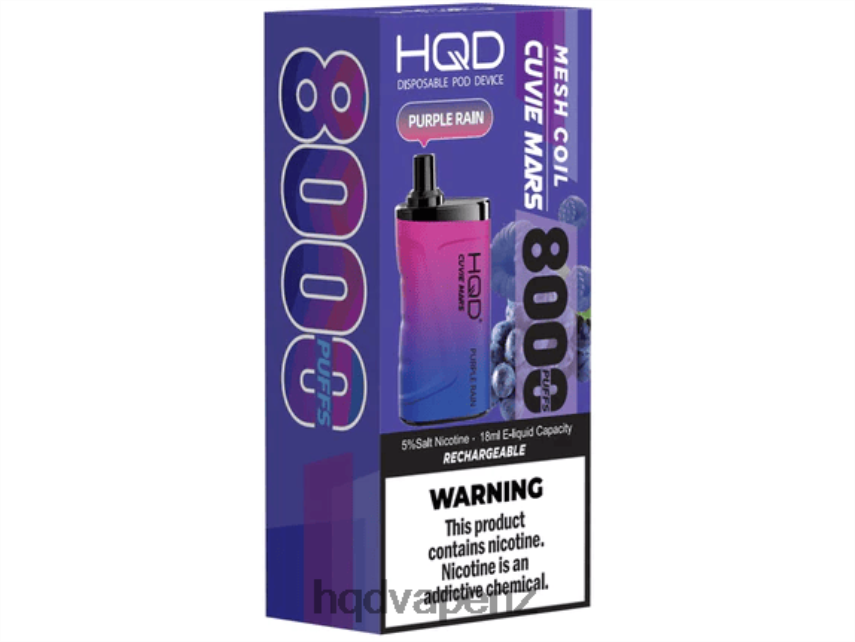 HQD Flavor List - HQD CUVIE MARS DISPOSABLE Purple Rain 4P608H239