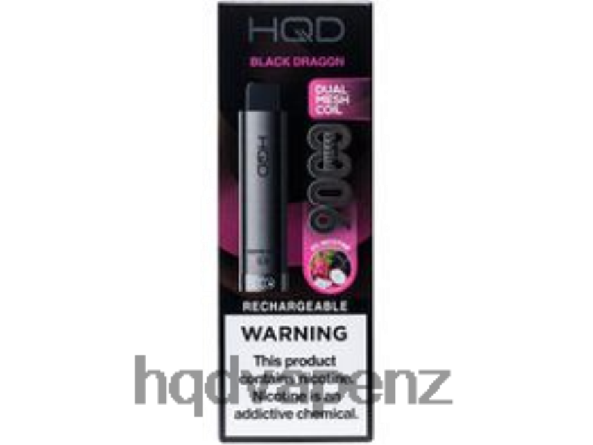 HQD Flavor List - HQD CUVIE PLUS 2.0 DISPOSABLE Black Dragon 4P608H269