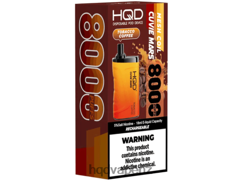 HQD New Zealand - HQD CUVIE MARS DISPOSABLE Tobacco Coffee 4P608H264