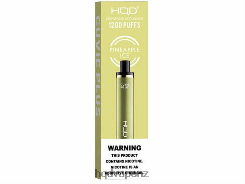 HQD New Zealand - HQD CUVIE PLUS DISPOSABLE VAPE Pineapple Ice 4P608H234