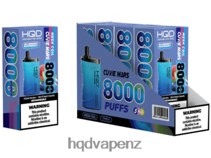HQD Online - HQD CUVIE MARS DISPOSABLE Blueberry Raspberry 4P608H146