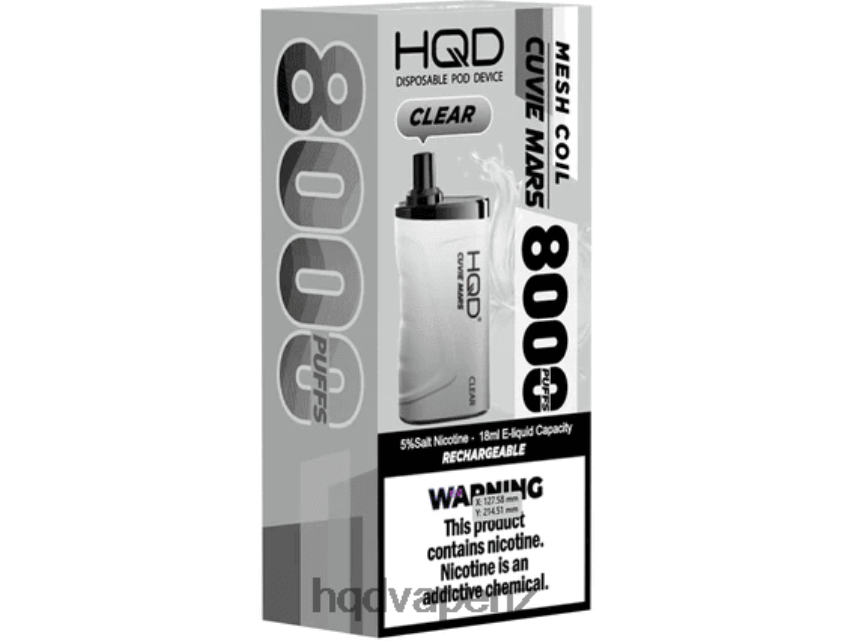 HQD Online - HQD CUVIE MARS DISPOSABLE Clear 4P608H156
