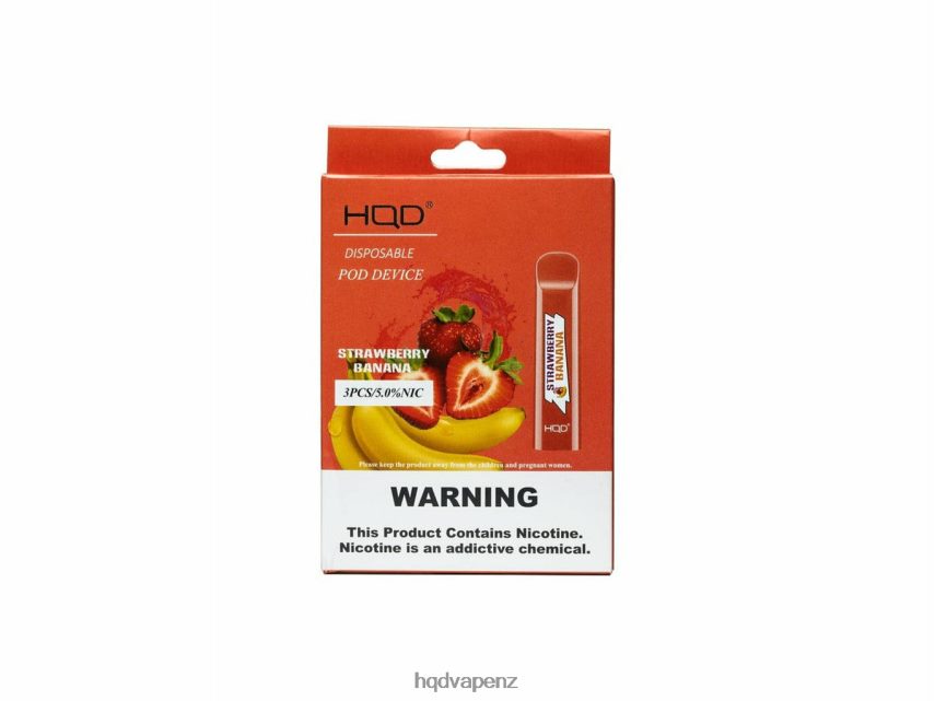 HQD Tech NZ - HQD CUVIE DISPOSABLE Strawberry Banana 4P608H282
