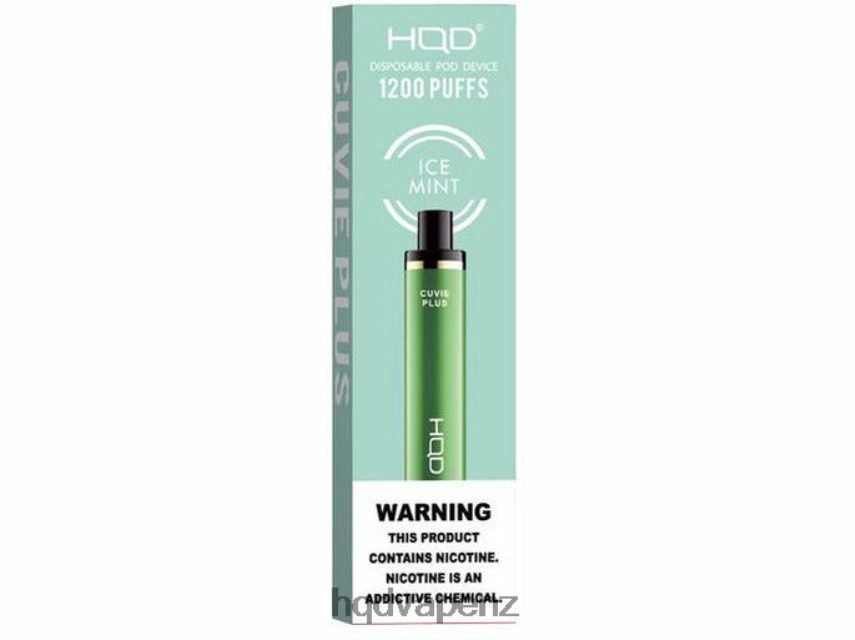 HQD Tech NZ - HQD CUVIE PLUS DISPOSABLE VAPE Ice Mint 4P608H202