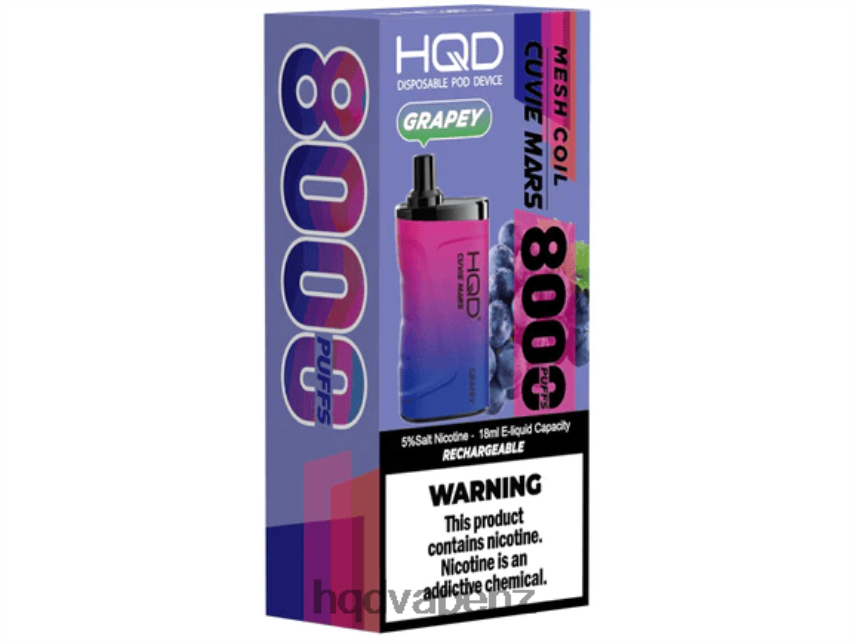 HQD Vape Factory - HQD CUVIE MARS DISPOSABLE Grapey 4P608H170