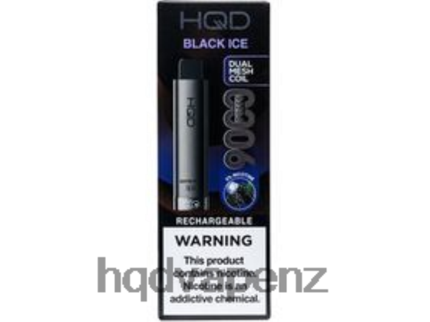 HQD Vape Factory - HQD CUVIE PLUS 2.0 DISPOSABLE Black Ice 4P608H270