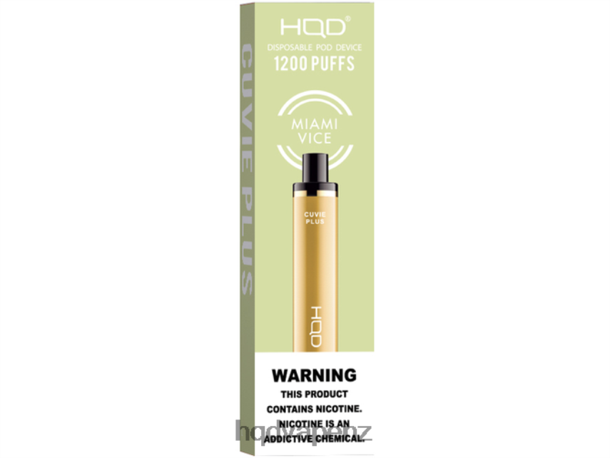 HQD Vape Factory - HQD CUVIE PLUS DISPOSABLE VAPE Miami Vice 4P608H220
