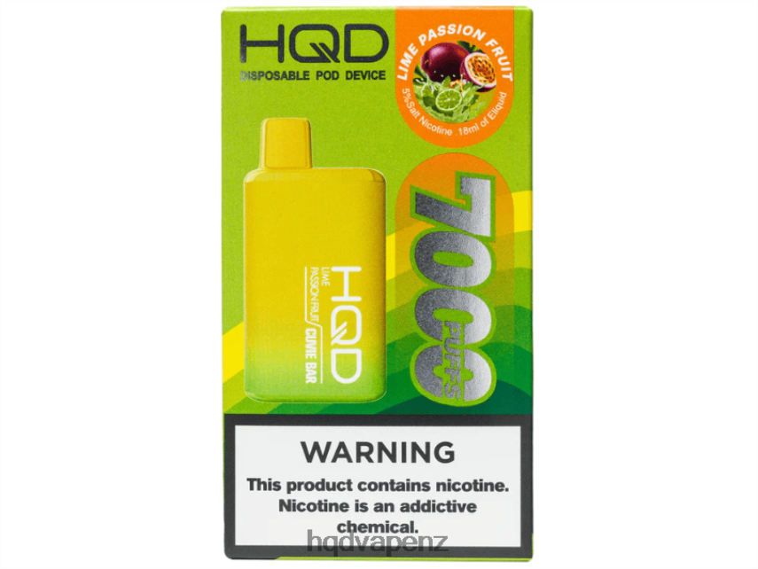 HQD Vape For Sale - HQD CUVIE BAR DISPOSABLE Lime Passion Fruit 4P608H207