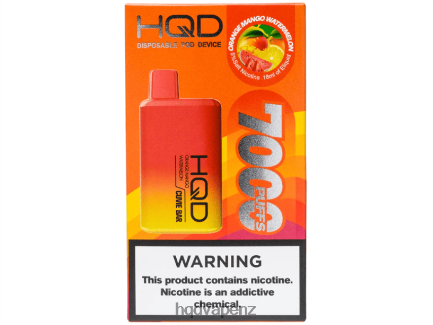 HQD Vape For Sale - HQD CUVIE BAR DISPOSABLE Orange Mango Watermelon 4P608H227
