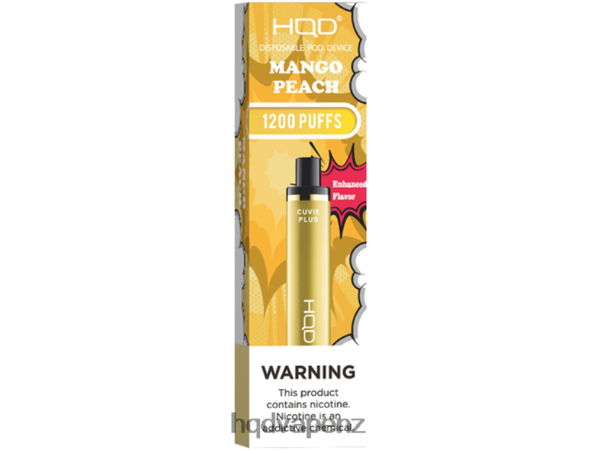 HQD Vape For Sale - HQD CUVIE PLUS DISPOSABLE VAPE Mango Peach 4P608H217