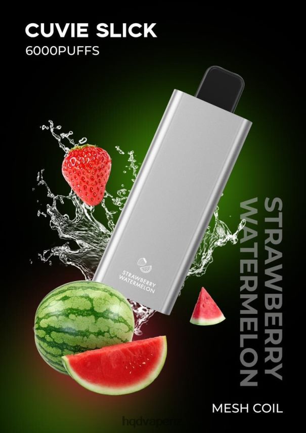 HQD Vape For Sale - HQD CUVIE SLICK 6000 PUFFS Slick Strawberry Watermelon 4P608H37