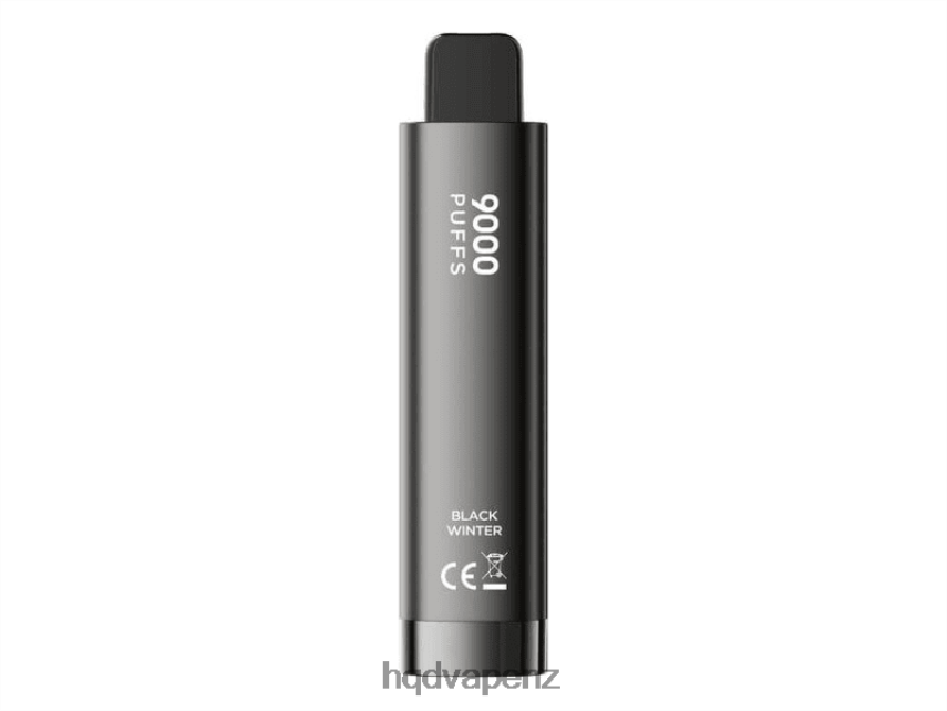 HQD Vape NZ - HQD CUVIE 9000 PUFFS DISPOSABLE Black Winter 4P608H271
