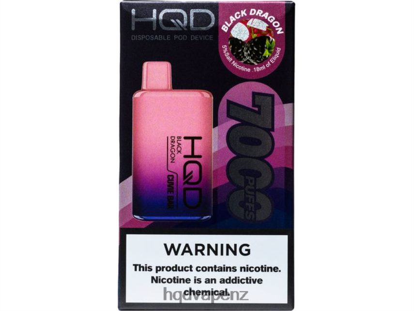 HQD Vape NZ - HQD CUVIE BAR DISPOSABLE Black Dragon 4P608H131