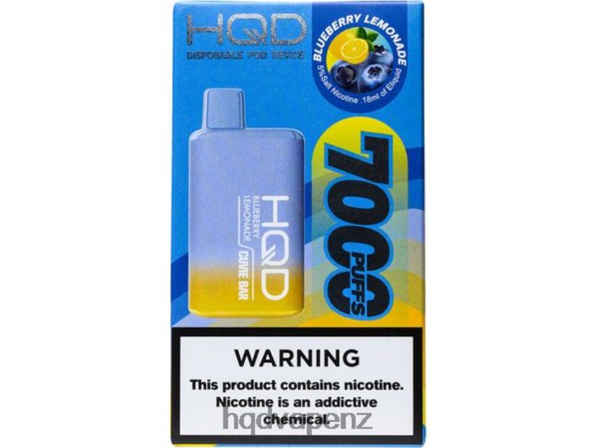 HQD Vape NZ - HQD CUVIE BAR DISPOSABLE Blueberry Lemonade 4P608H141