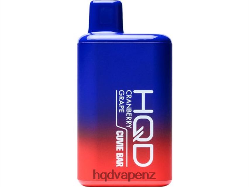 HQD Vape NZ - HQD CUVIE BAR DISPOSABLE Cranberry Grape 4P608H161