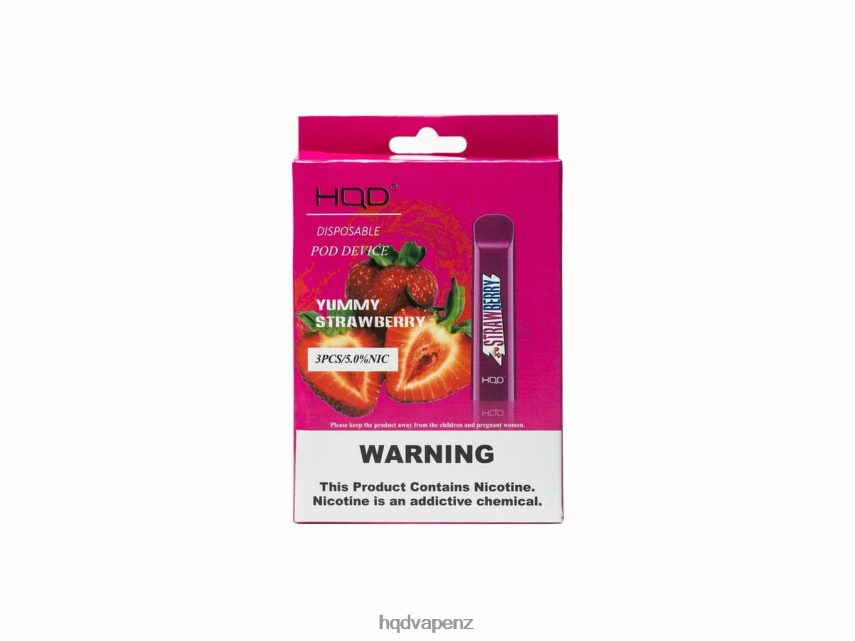 HQD Vape NZ - HQD CUVIE DISPOSABLE Strawberry 4P608H281