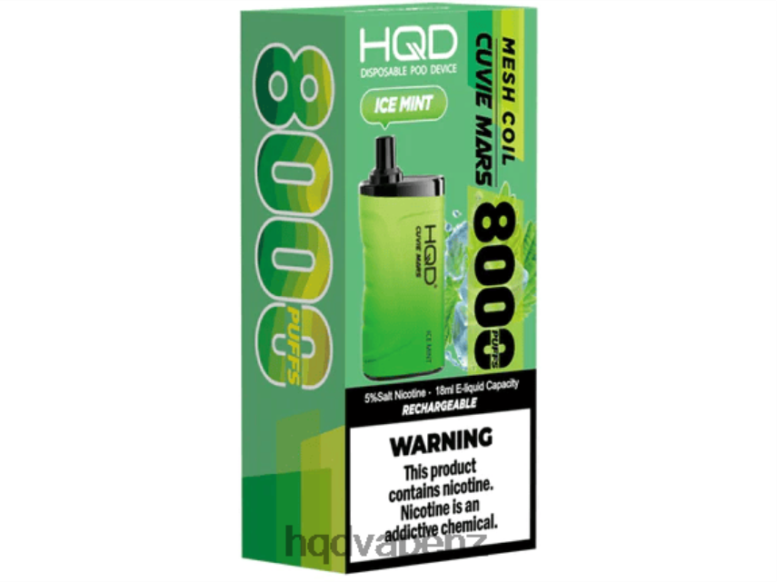 HQD Vape NZ - HQD CUVIE MARS DISPOSABLE Ice Mint 4P608H201