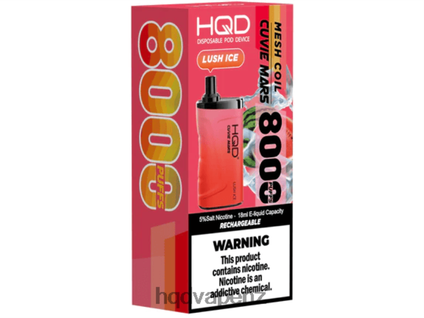 HQD Vape NZ - HQD CUVIE MARS DISPOSABLE Lush Ice 4P608H211