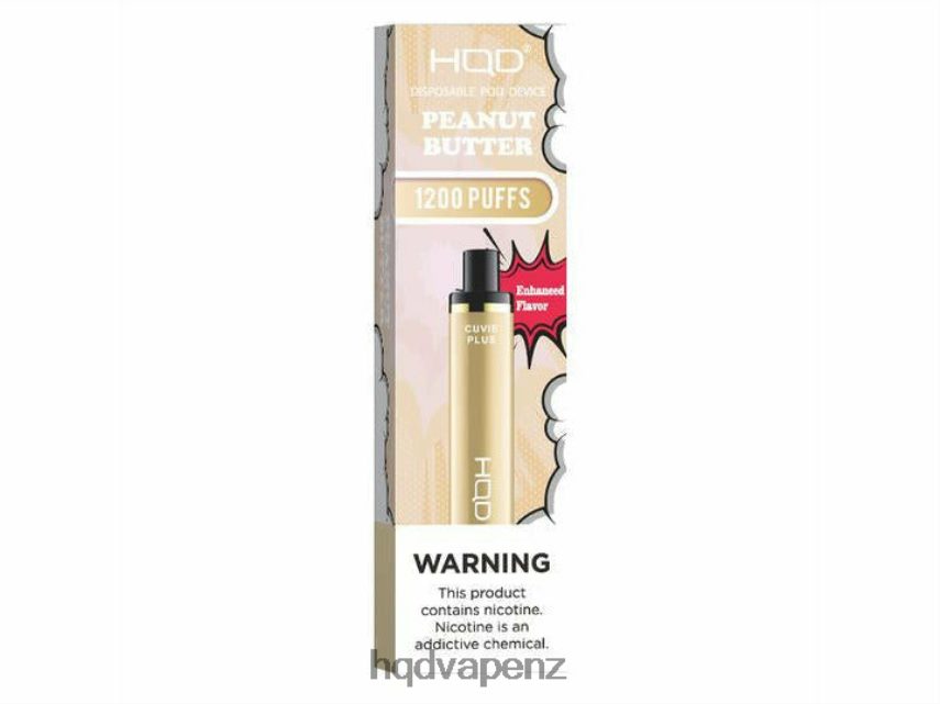 HQD Vape NZ - HQD CUVIE PLUS DISPOSABLE VAPE Peanut Butter 4P608H231
