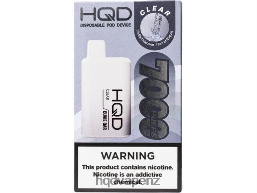 HQD Vape Wellington - HQD CUVIE BAR DISPOSABLE Clear 4P608H155