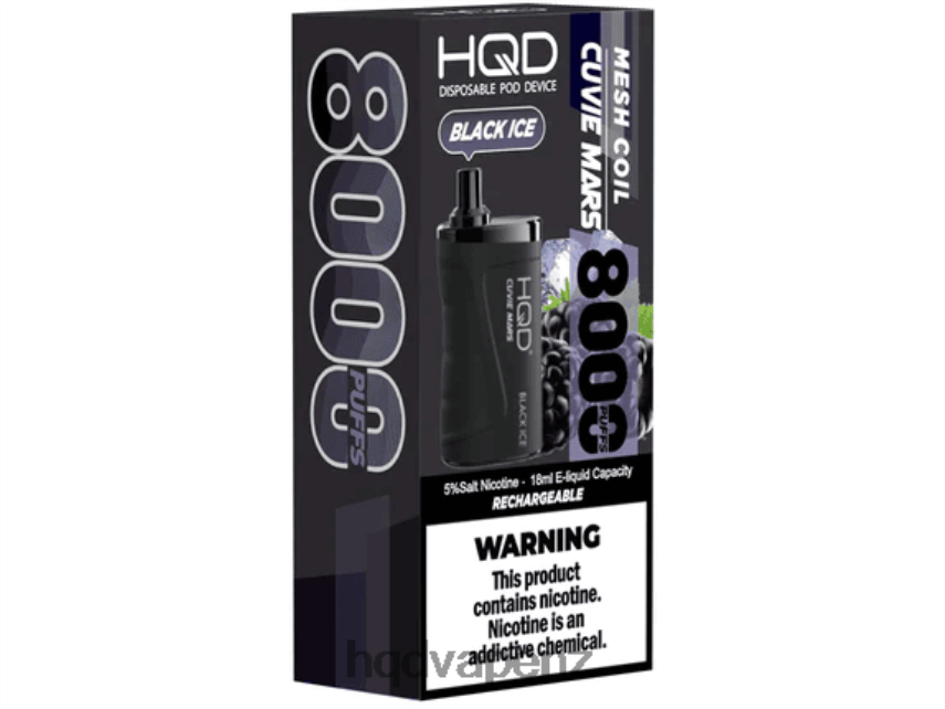 HQD Vape Wellington - HQD CUVIE MARS DISPOSABLE Black Ice 4P608H135