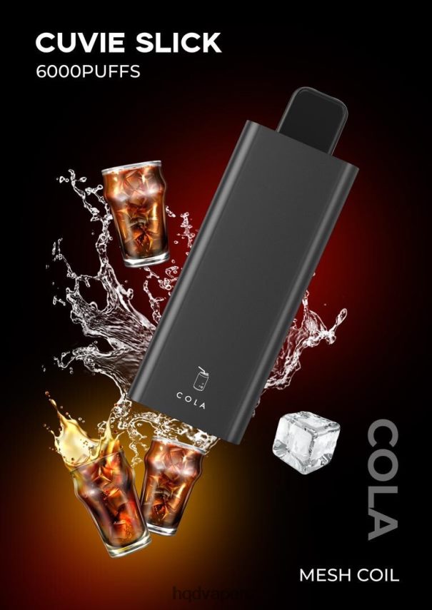 HQD Vape Wellington - HQD CUVIE SLICK 6000 PUFFS Slick Cola 4P608H25