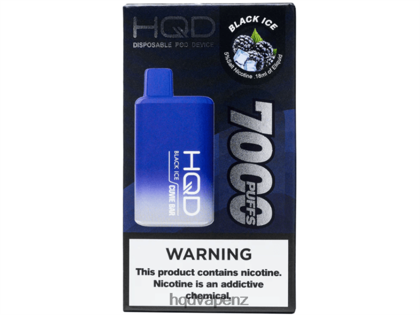 HQD Vapes NZ - HQD CUVIE BAR DISPOSABLE Black Ice 4P608H133