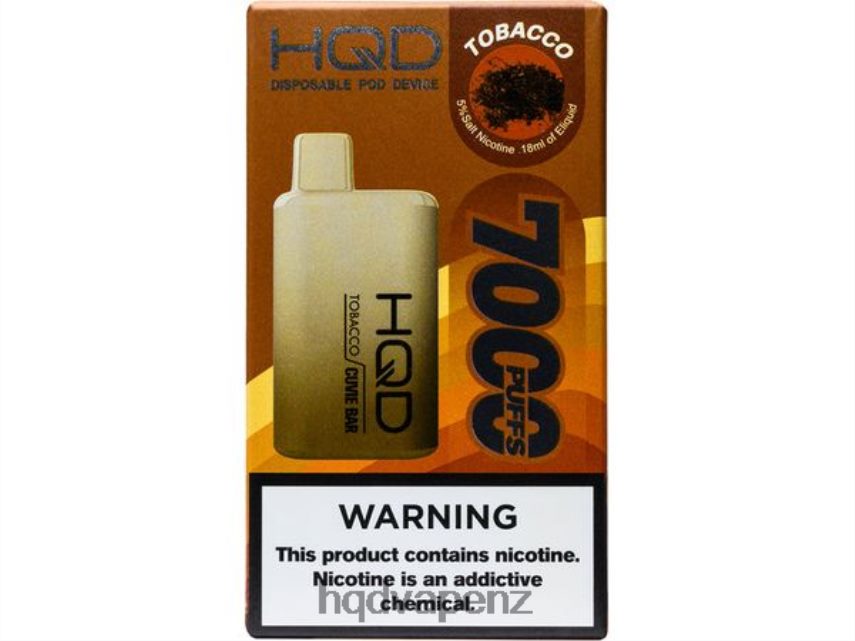 HQD Vapes NZ - HQD CUVIE BAR DISPOSABLE Tobacco 4P608H263