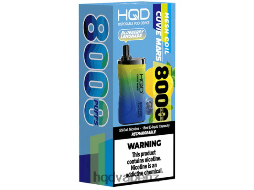 HQD Vapes NZ - HQD CUVIE MARS DISPOSABLE Blueberry Lemonade 4P608H143