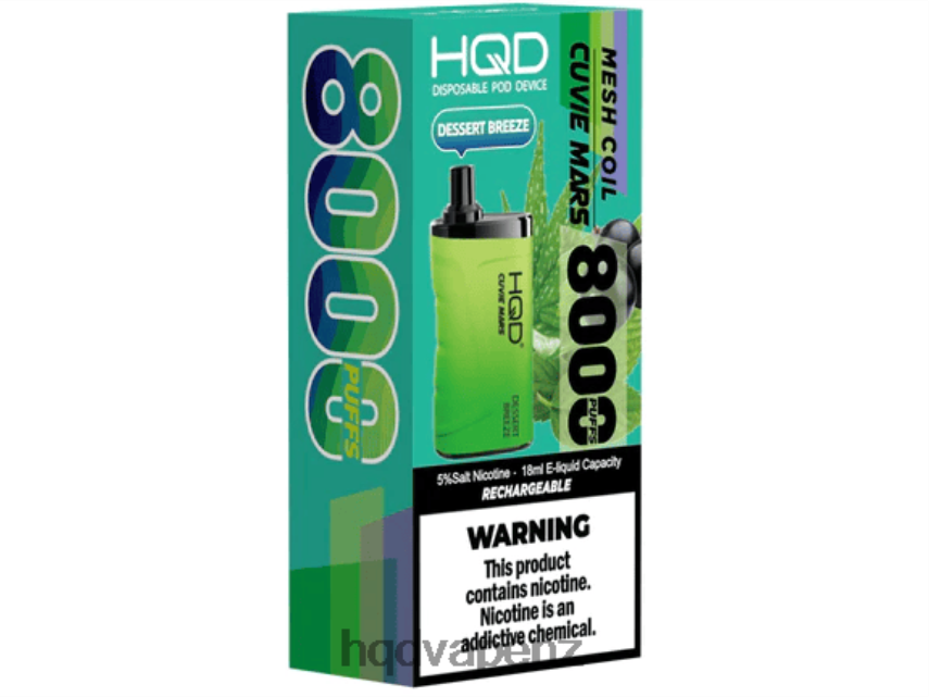 HQD Vapes NZ - HQD CUVIE MARS DISPOSABLE Dessert Brezze 4P608H163