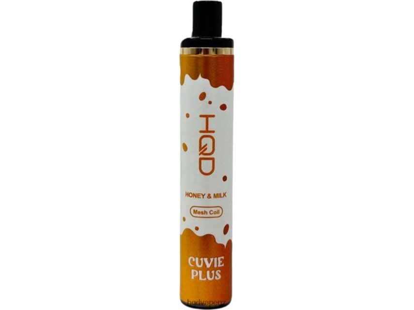 HQD Vapes NZ - HQD CUVIE PLUS DISPOSABLE Honey And Milk 4P608H173