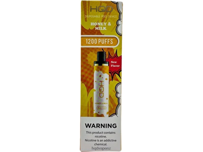 HQD Vapes NZ - HQD CUVIE PLUS DISPOSABLE Honey And Milk 4P608H173
