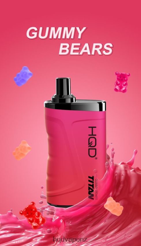 HQD Disposable Vape - HQD TITAN 7000 PUFFS Gummy Bears 4P608H18