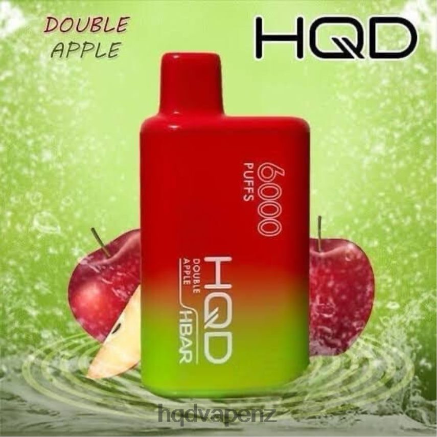 HQD Flavor List - HQD HBAR 6000 PUFFS Double Apple 4P608H49